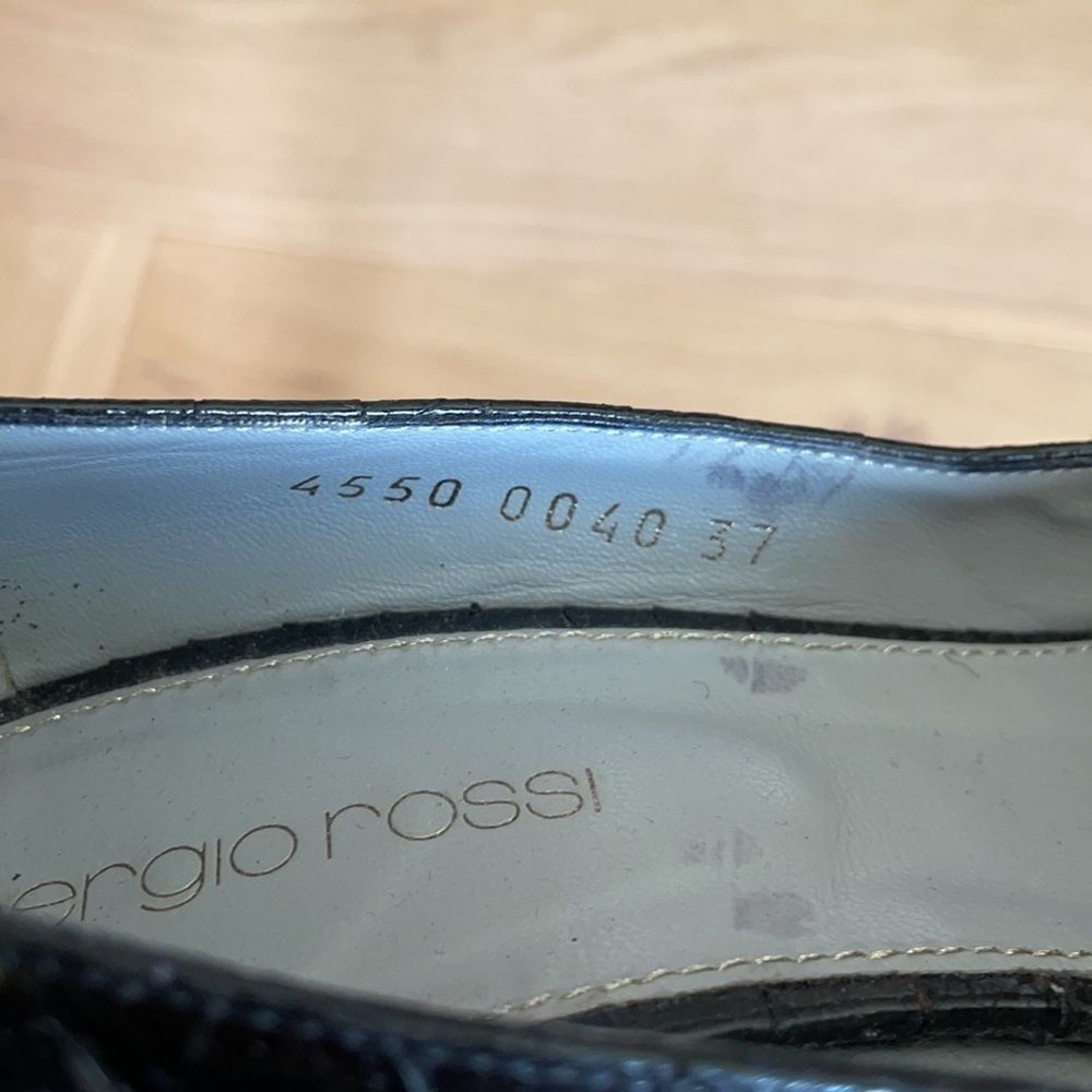 SERGIO ROSSI platform heels | Size 37 EUR - Picture 6 of 11